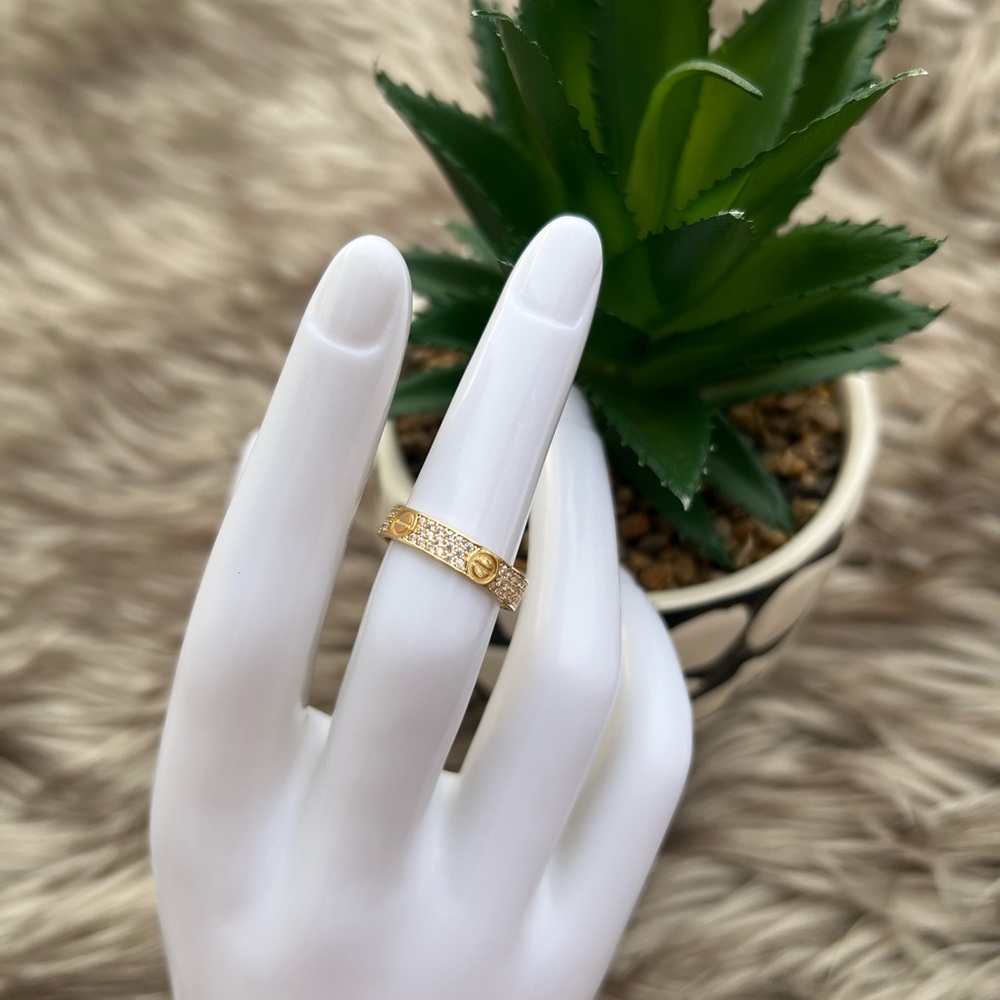 18K REAL GOLD RING